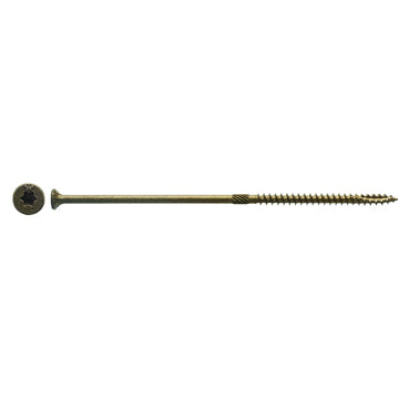 Big Timber 5BTX106#10 by 6-inch T-25-drive bit Bronze Star Flat Head Screws-Exterior,(160 per Box)